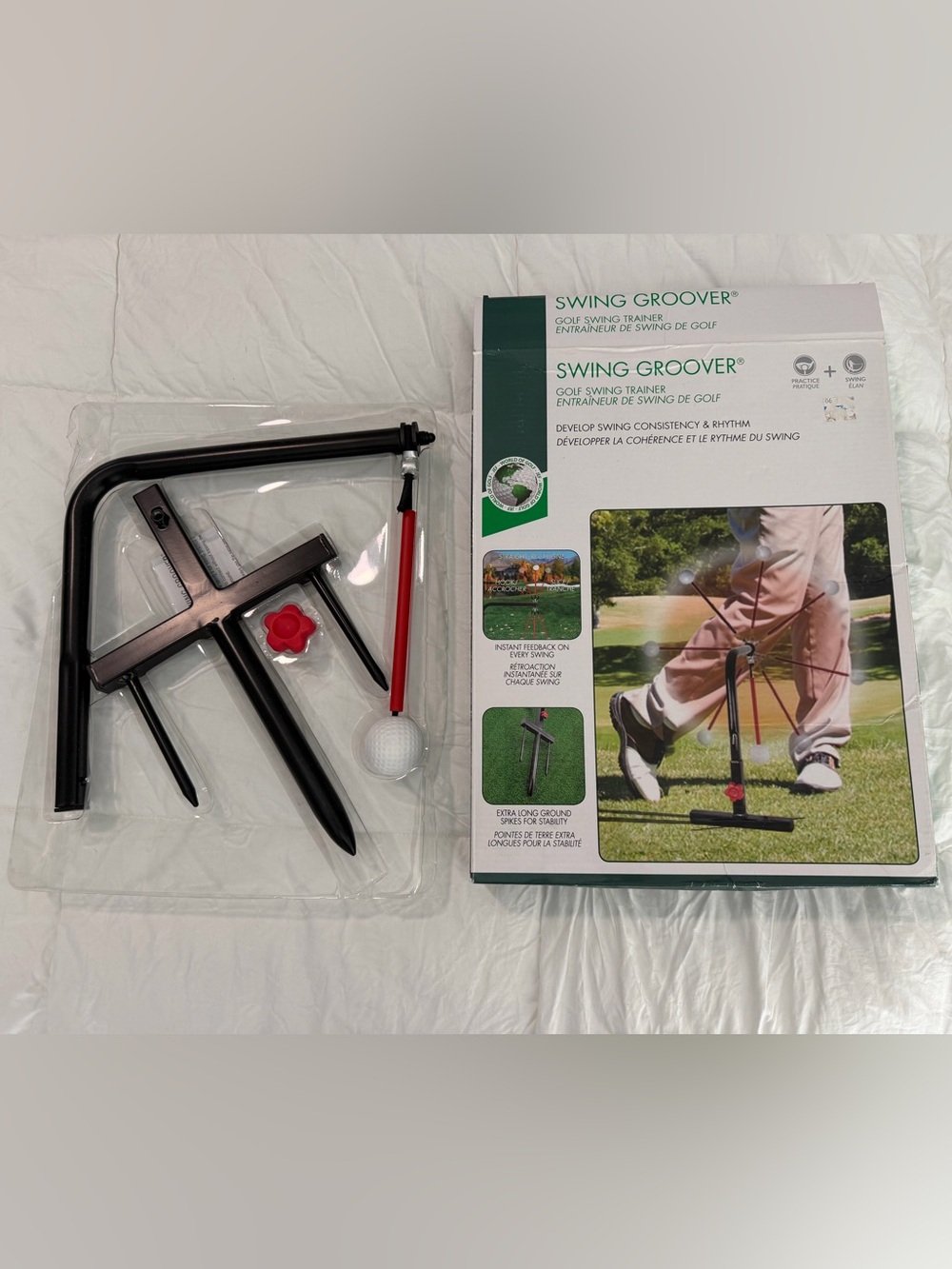 NWT - Golf Swing Trainer - Black/Red